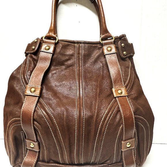 Botkier rich brown leather hobo tassel bag NWT - Picture 8 of 8